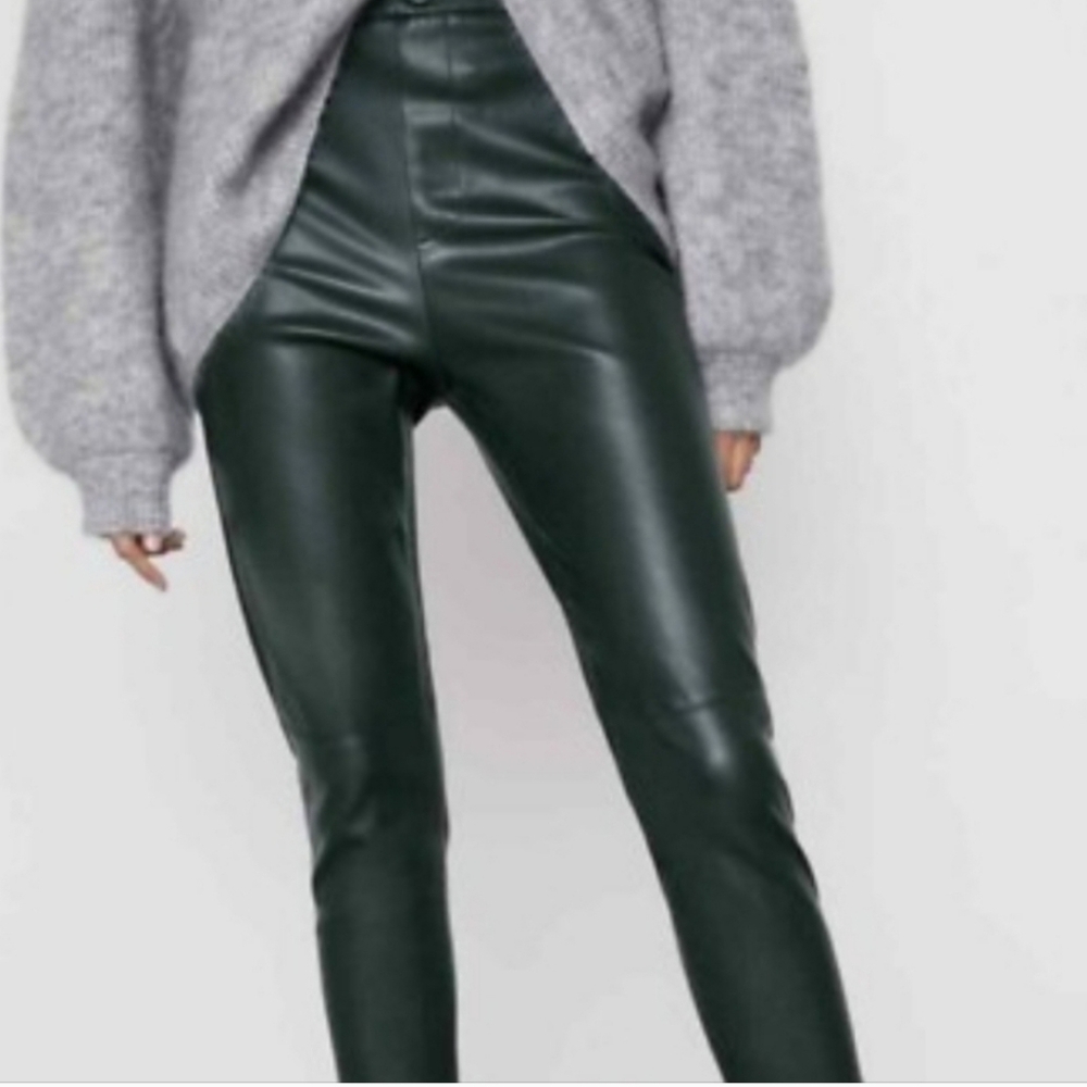 ZARA Faux Leather Pants